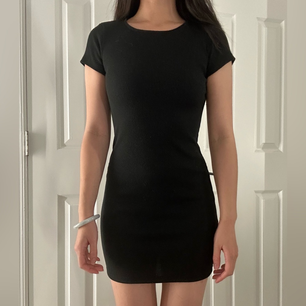 Princess Polly black mini dress